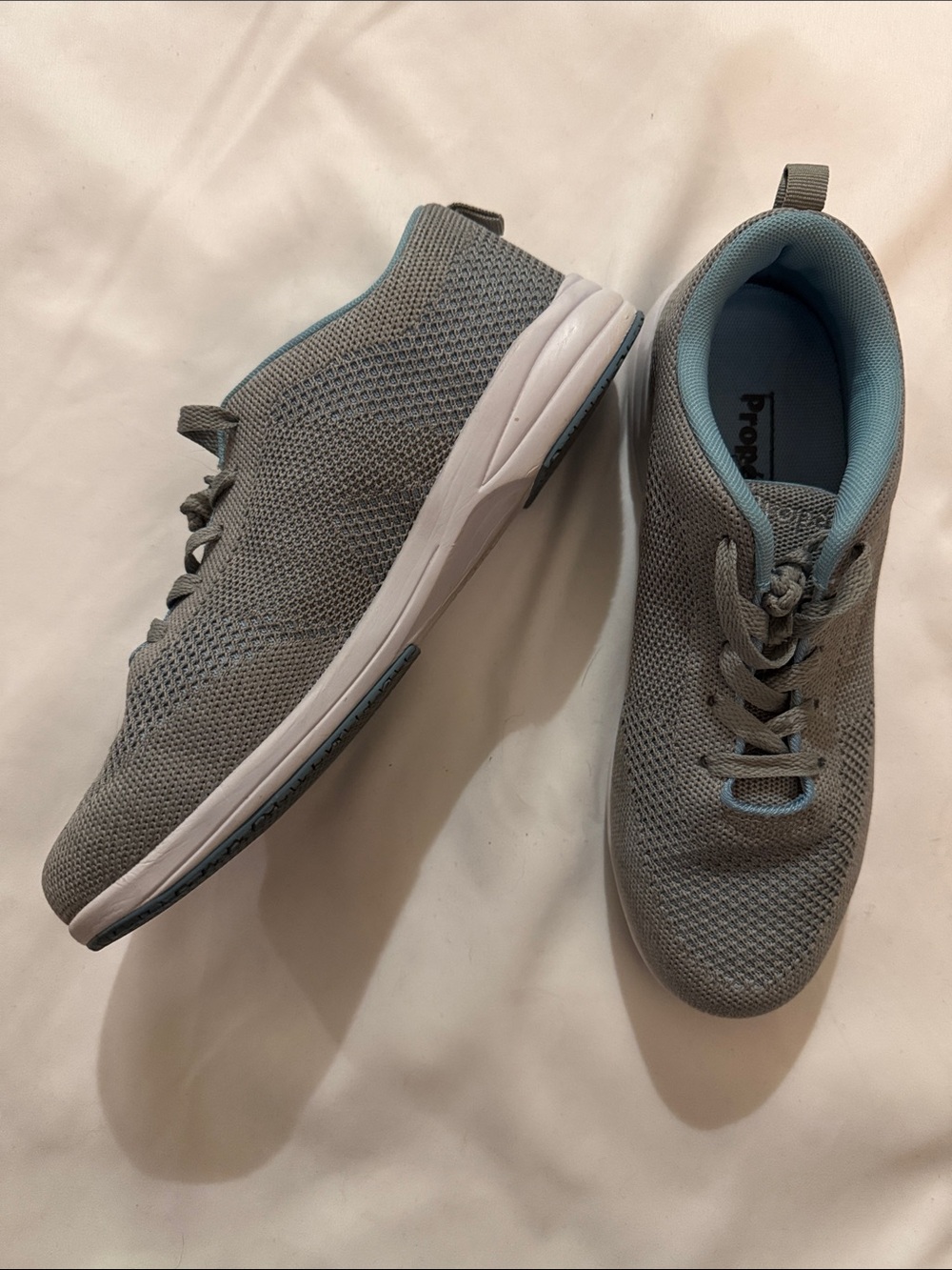 Propet Women’s Washable Walker Evolution Orthotic Friends Grey Knit Sneaker